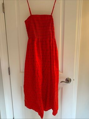 a new day Red Polka Dot Maxi Dress